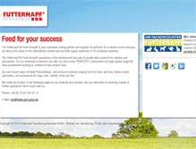 Tablet Screenshot of futternapf-gmbh.de